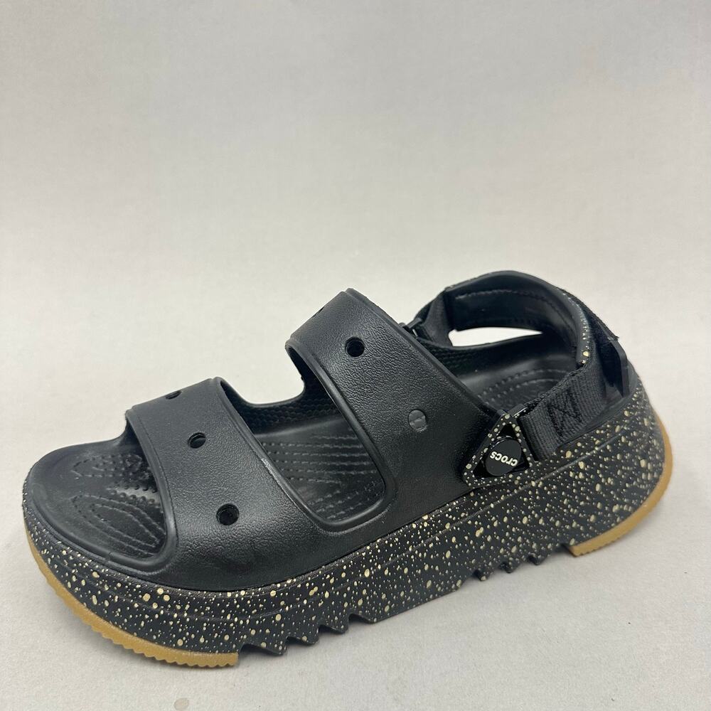 Crocs Classic‎ Hiker Xscape Festival Sandal Black Multi Women's Size 8 Men's 6